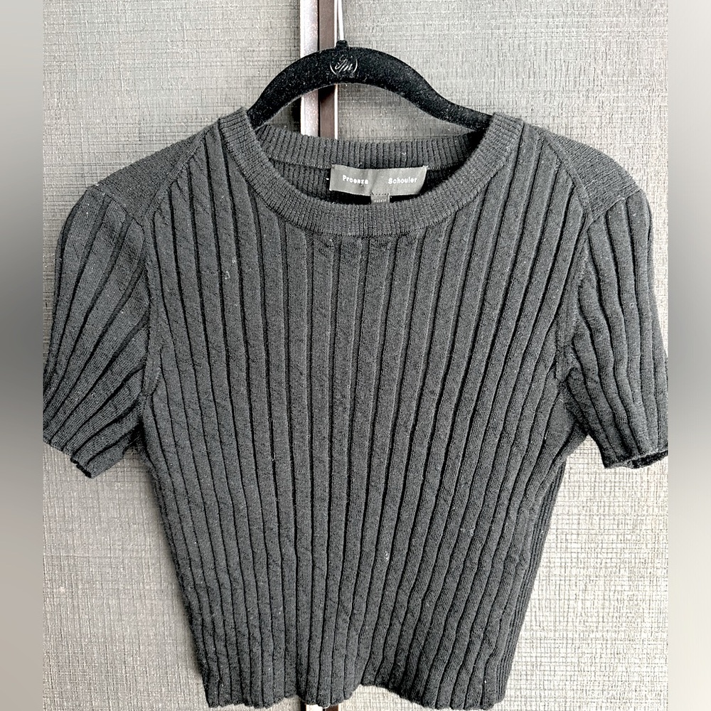 Proenza Schouler cropped wool sweater